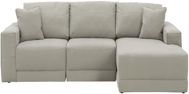 Benchcraft® Next-Gen Gaucho 3-Piece Gray Right Arm Facing Sectional and Chaise-1