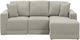 Benchcraft® Next-Gen Gaucho 3-Piece Gray Right Arm Facing Sectional and Chaise-1
