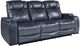 Homelegance® Keziah Blue Double Power Reclining Sofa with Power Headrests and Storage Arms-0