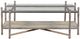 Fairfield® Temperate Grove Glass Top Cocktail Table with Sanibel Base-1