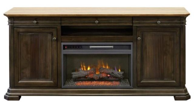Martin Furniture Sonoma Dark Roast 68" Fireplace TV Stand-1
