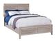 American WoodCrafters Aurora 5-Piece White Wash King Panel Bedroom Set-1