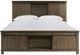 American Wholesale Furniture Scott Chocolate Queen Bookcase Storage Bed-0