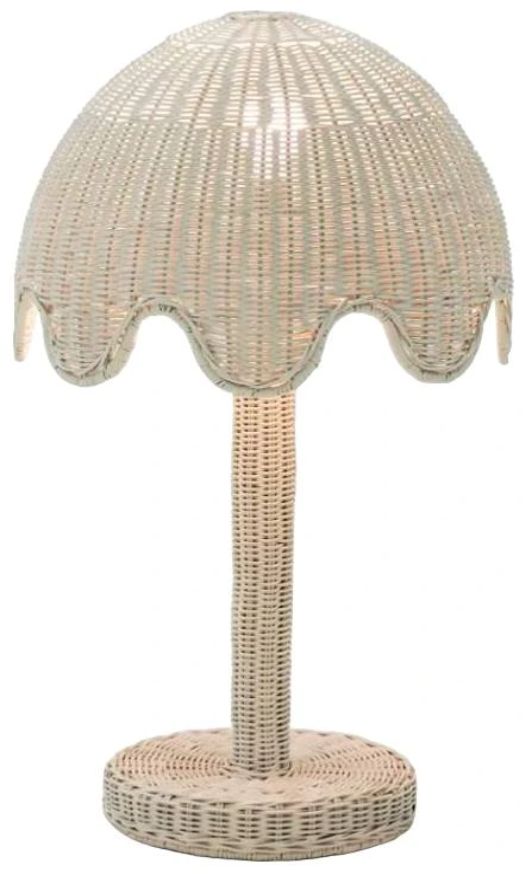 Bramble Customizable Scalloped Table Lamp-0