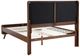Coaster® Robyn Dark Gray/Dark Walnut Full Platform Bed -3