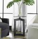 Uttermost® Deltoid Gunmetal Accent Table-1