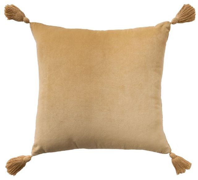 Nourison Home™ Mina Victory Vintage Pillow Beige Floral Center 20"x20" Throw Pillow-1