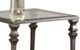 Bassett Mirror Lido Clear Rectangle End Table with Burnished Bronze Base-1