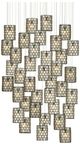 Currey & Company Regatta Cupertino/Silver Multi-Drop Pendant Lighting-0