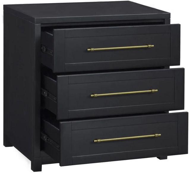 Parker House® Oasis Sable Black 3-Drawer Cabinet-2