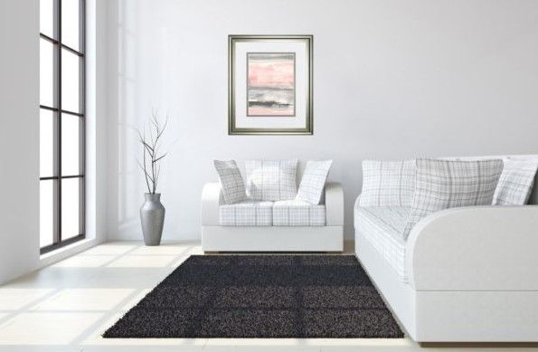 Classy Art Charcoal and Blush II by Chris Paschke Wall Art-2