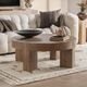 Classic Home Bristol Cafe Brown Round Coffee Table-3