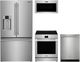 Frigidaire Professional® 4 Piece Smudge-Proof™ Stainless Steel Induction Kitchen Package-0