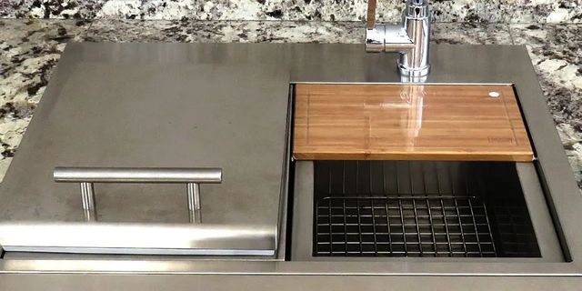 XO 30" Stainless Steel Pro-Grade Luxury Cocktail Pro Station with Sink-1