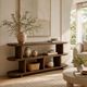 Crestview Harlowe Brown Console Table-1