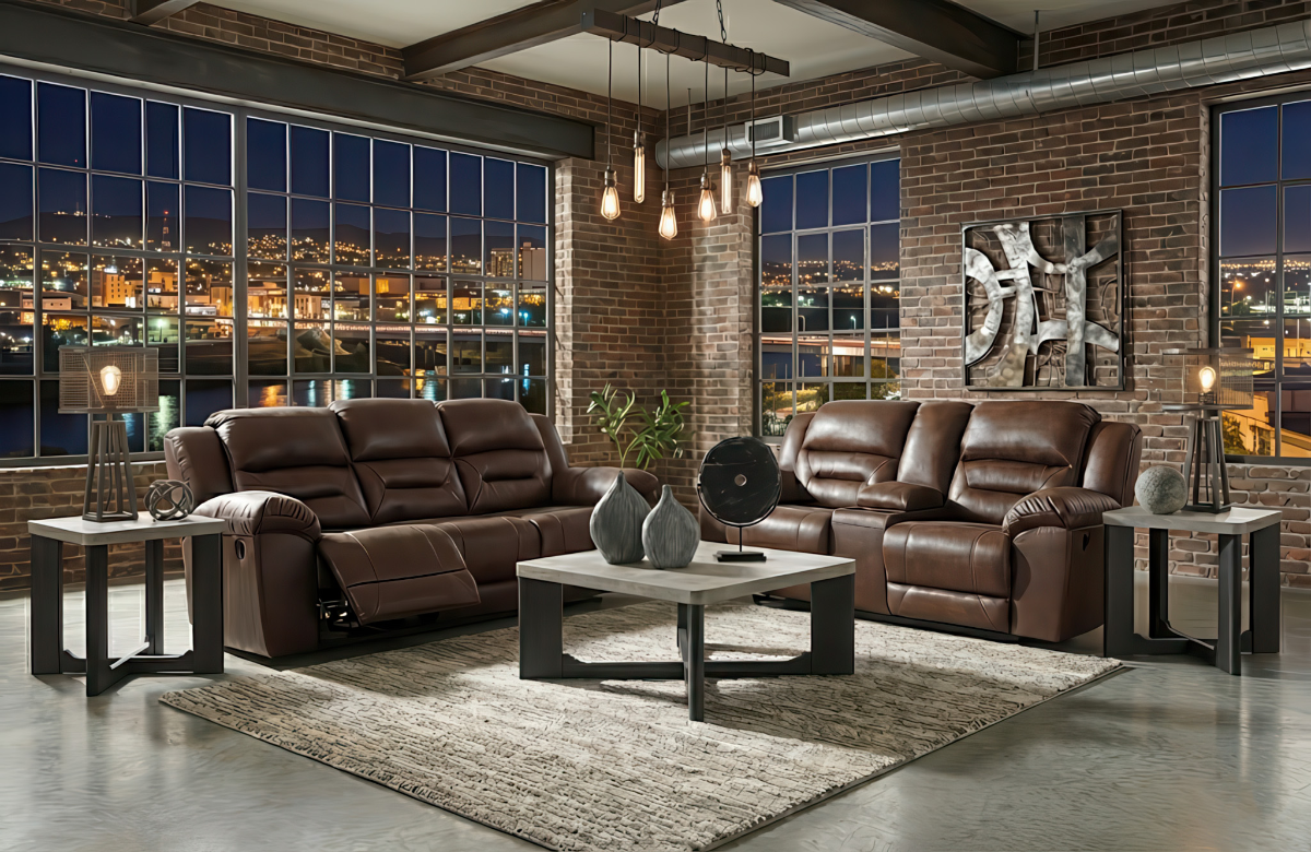 Signature Design by Ashley® Stoneland 2-Piece Chocolate Living
