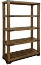 International Furniture Direct Parota Brown 70" Bookcase-0