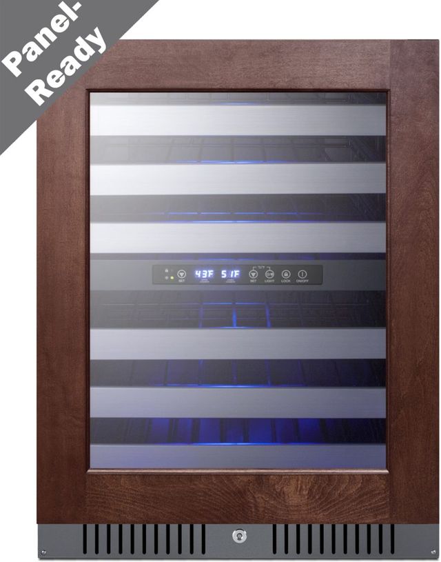 Summit® 24" Panel Ready Wine Cooler-1