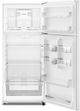 Amana® 28" 16.35 Cu. Ft. White Top Freezer Refrigerator -1