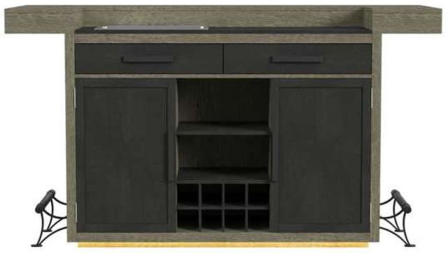 Elements International Jemma Dark Espresso Bar Table-2