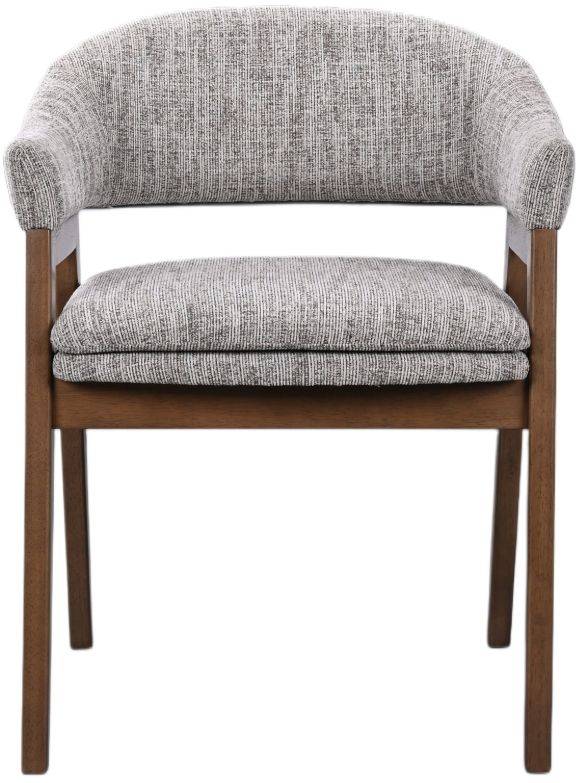 New Classic® Home Furnishings Miller Walnut Dining Arm Chair-2