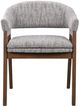 New Classic® Home Furnishings Miller Walnut Dining Arm Chair-2
