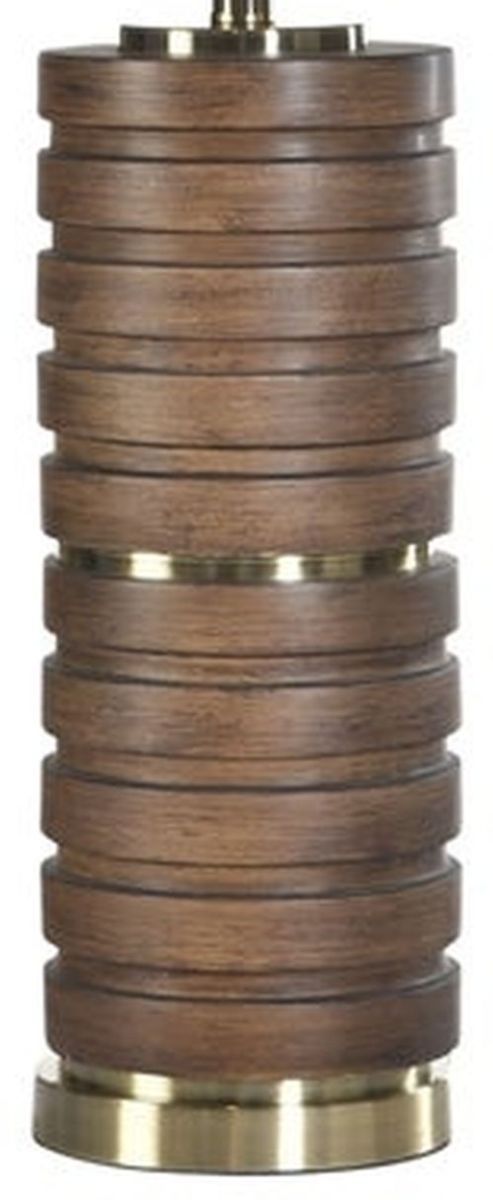 Stylecraft Robinia Walnut Table Lamp-2