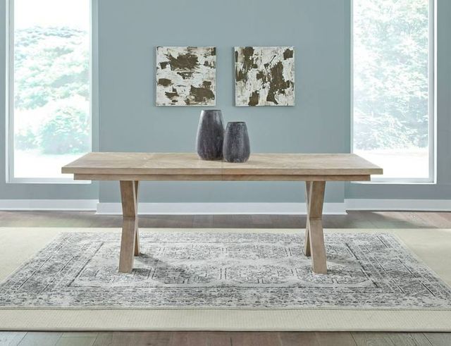 Liberty Furniture Brentwood Sandstone Pedestal Dining Table-1