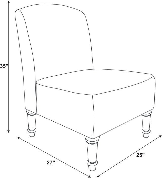 Powell® Tortuga Beige/Indigo Accent Chair-2