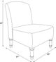 Powell® Tortuga Beige/Indigo Accent Chair-2