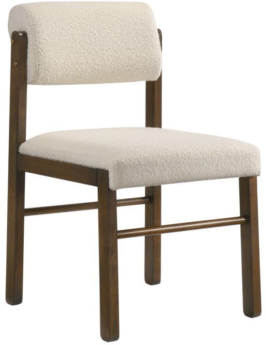 Coaster® Kehoe 2-Piece Cream/Walnut Dining Side Chair Set-3