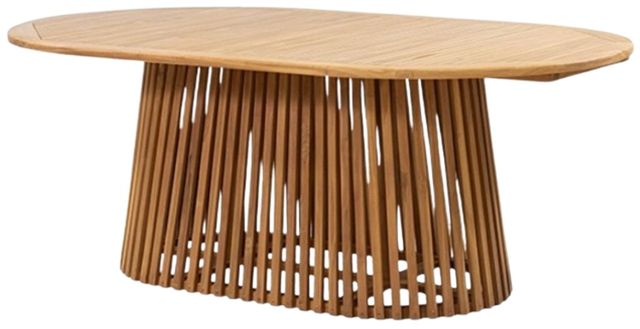Furniture of America® Lovina 7-Piece Natural Wood Outdoor Conversation Set-1