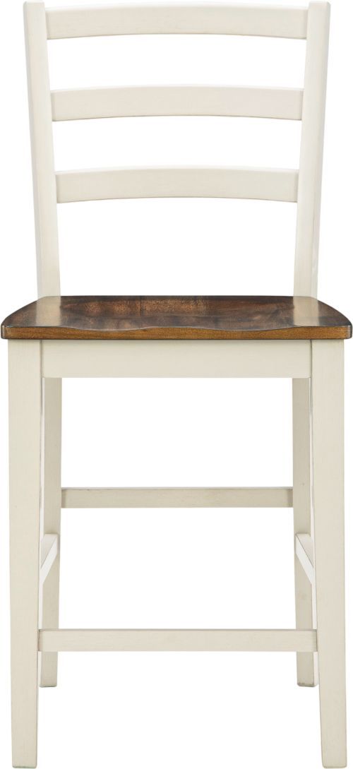 Signature Design by Ashley® Jendanton Antique White/Brown Bar Stool-2