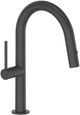 ZLINE Autograph Edition Matte Black Voltaire Pull Down Single Handle Kitchen Faucet-0