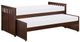 Mazin Furniture Rowe Cherry Twin/Twin Youth Captains Bed With Trundle-2
