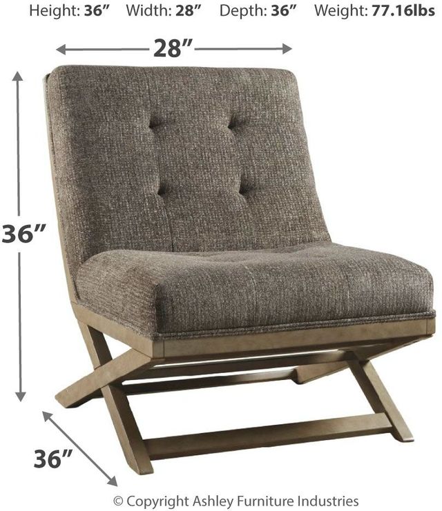 Signature Design by Ashley® Sidewinder Taupe Accent Chair-2