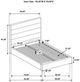 Coaster® Felicity 4-Piece White Full Bedroom Set -5