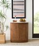 aspenhome® Caden Spiced Caramel Bar Cabinet with Marble Top-1