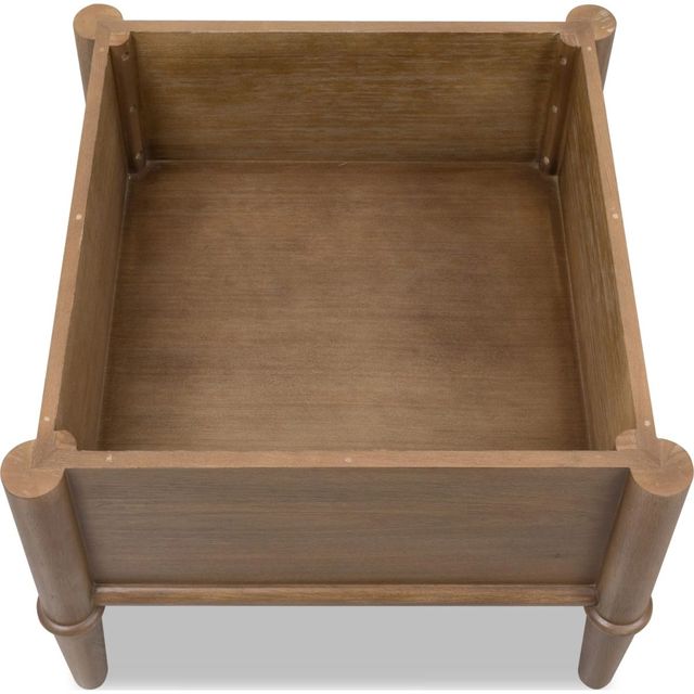 Modus Furniture Whitmore Beige/Claystone Storage Ottoman-4