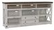 Mantle 74in White Console -0