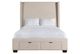Elements International Magnolia Sand Queen Upholstered Storage Bed-3