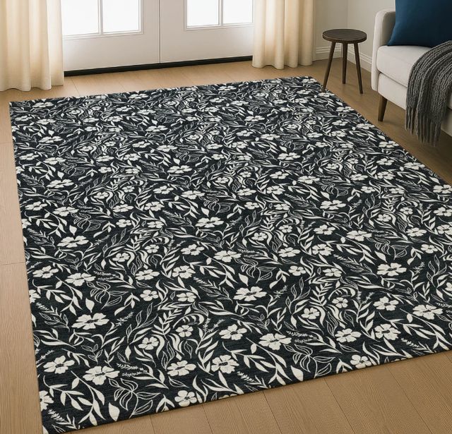Dalyn™ Rug Company Soft Essentials SE4 Black 5'x8' Area Rug-1