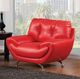 Furniture of America® Volos Red Chair-2