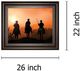Classy Living Jtanki Horse Riders 26" Wall Art-2