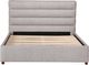 Moe's Home Collection Takio Light Grey Queen Bed-1