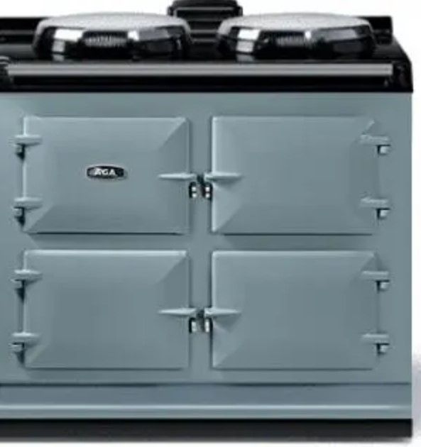 AGA™ eR7 210 82" Dartmouth Blue Pro Style Dual Fuel Range-1