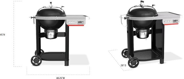 Weber® Performer™ 41" Black Freestanding Charcoal Grill-1