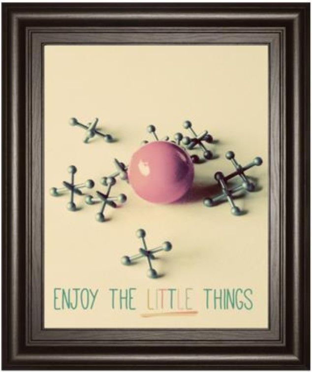 Classy Living Gail Peck Enjoy The Little Things Wall Art-0
