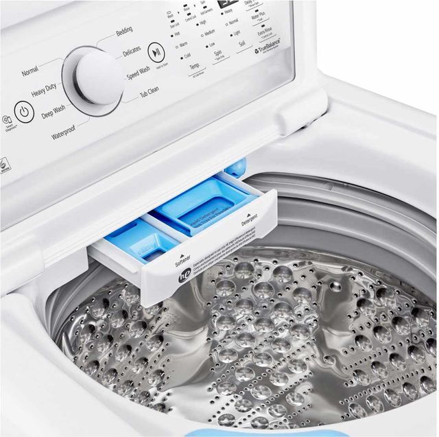 LG 4.5 Cu. Ft. White Impeller Top Load Washer with TurboDrum™ Technology-2