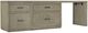 Hooker® Furniture Linville Falls Mink 96" Desk with Small and Lateral File-0